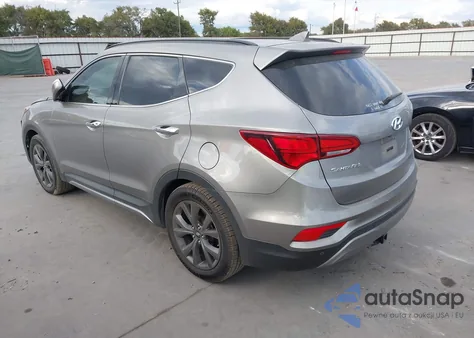 2017 Hyundai Santa Fe Sport 2.0T Ultimate из США, поврежденный, VIN 5XYZW4LA7HG399397